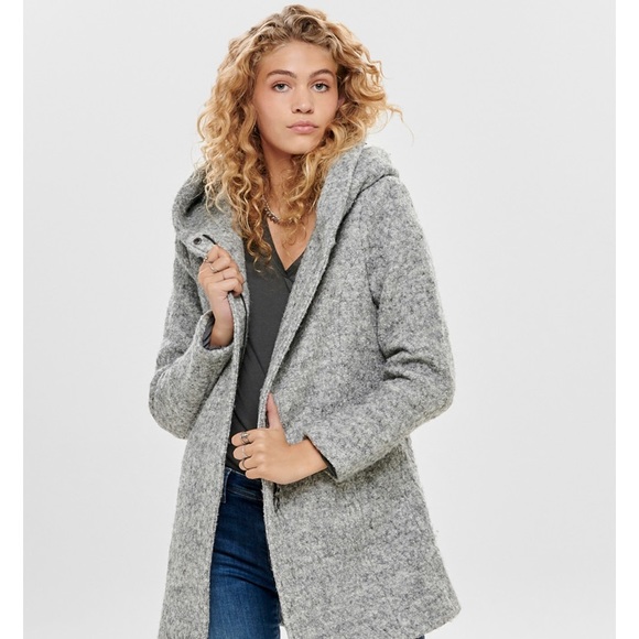 only wool blend winter coat - Picture 2 of 6